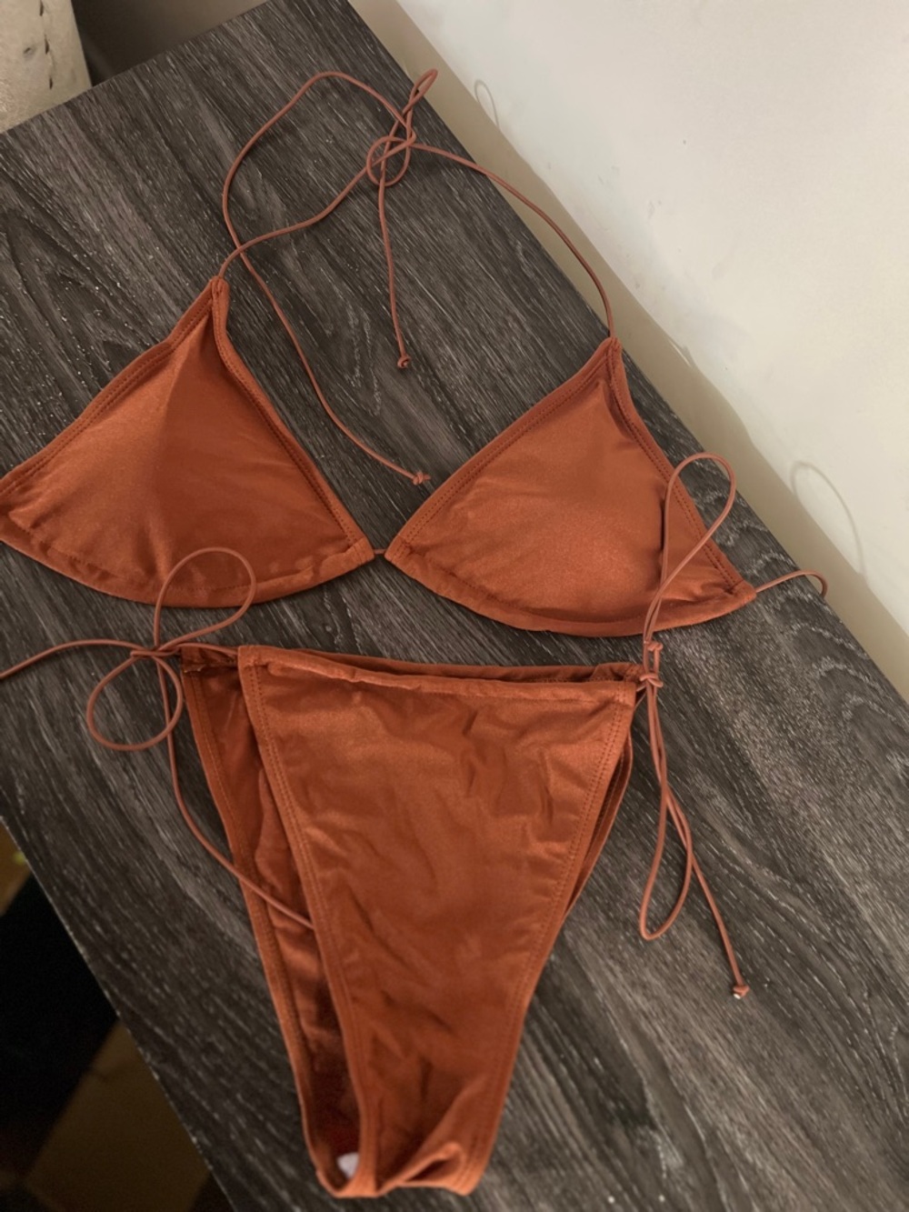 SHEIN Bronze/Copper Bikini